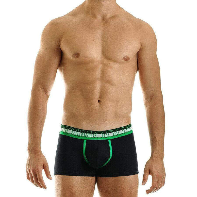 Modus Vivendi Boxer Eco Cotton Low Rise Sporty Boxer Black 03021 17 - SexyMenUnderwear.com