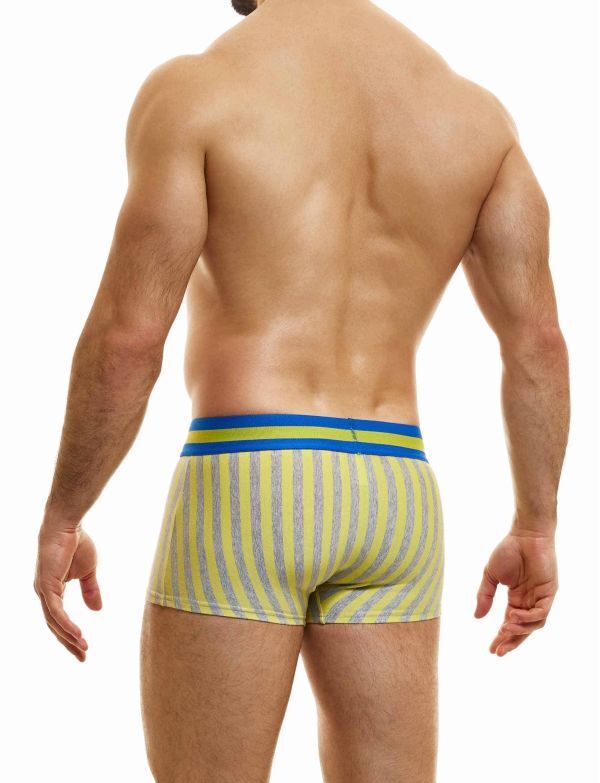 Modus Vivendi Boxer Exclusive Ecofriendly Cotton Yellow Striped Boxer 24223 40 - SexyMenUnderwear.com