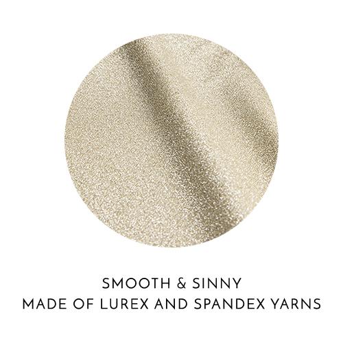 MODUS VIVENDI Boxer Gold Glam Sparkle Fashion Metallic Gold Yarns 10021 35 - SexyMenUnderwear.com