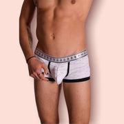 Modus Vivendi Boxer Measure 100% Cotton Jersey Black 07821 31 - SexyMenUnderwear.com