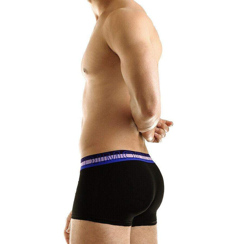 Modus Vivendi Boxer Strip Cotton Underwear Black 06021 40 - SexyMenUnderwear.com