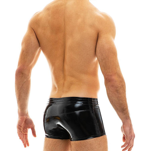 Modus Vivendi Boxer Viral Vinyl Glossy & Shiny Lavish Black 08021 51 - SexyMenUnderwear.com