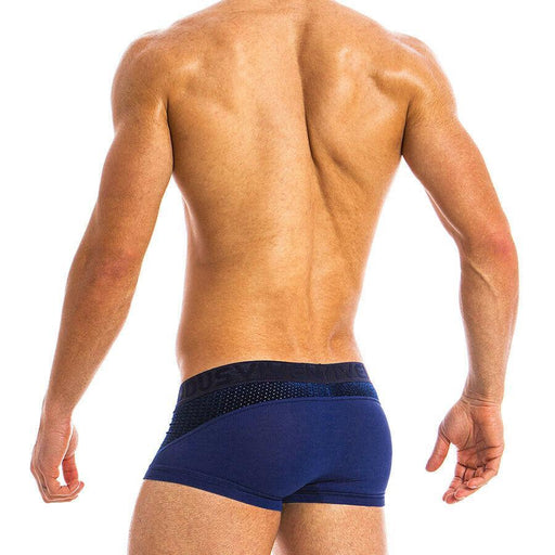 Modus Vivendi Boxer Wolf Mesh Velvet Luxury Blue 18821 83 - SexyMenUnderwear.com