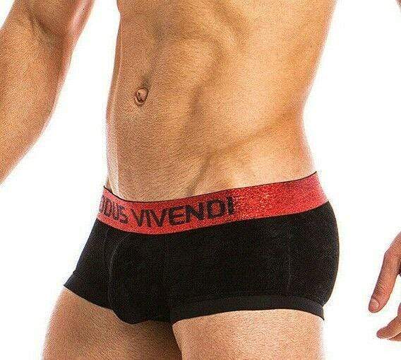 Modus Vivendi Boxer X-Lux Micromodal Velvet Boxers Black 19821 47 - SexyMenUnderwear.com