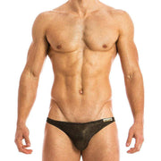Modus Vivendi Brief 2020 Festive Super Low Cut Brief Gold 20811 20 - SexyMenUnderwear.com