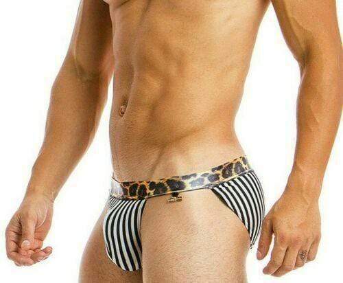 Modus Vivendi Brief Animal Mens Tangas Black 06812 1 - SexyMenUnderwear.com