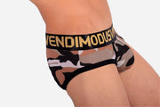 Modus Vivendi Brief Capsule Camo Classic Briefs Army Brown 16916 17 - SexyMenUnderwear.com