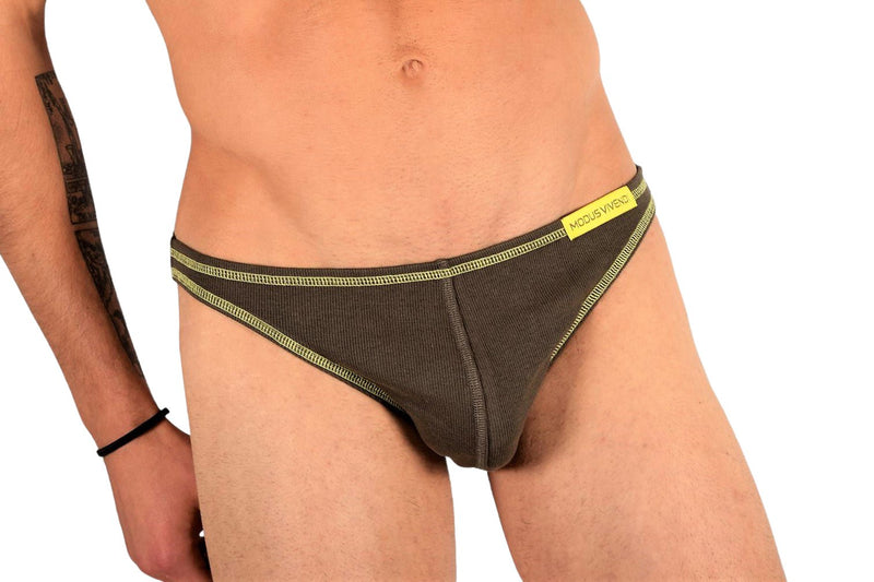 Modus Vivendi Brief Flash Super Low Cut Briefs Kak-Yel 23511 21B - SexyMenUnderwear.com