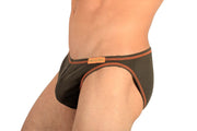 Modus Vivendi Brief Flash Super Mini slips Low Cut Khaki-Ora 23511 21B - SexyMenUnderwear.com