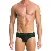 Modus Vivendi Brief Floss Luxurious Italian Cupro Green 14713 16 - SexyMenUnderwear.com