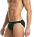 Modus Vivendi Brief Floss Tanga-Briefs Italian Cupro Green 14712 16 - SexyMenUnderwear.com