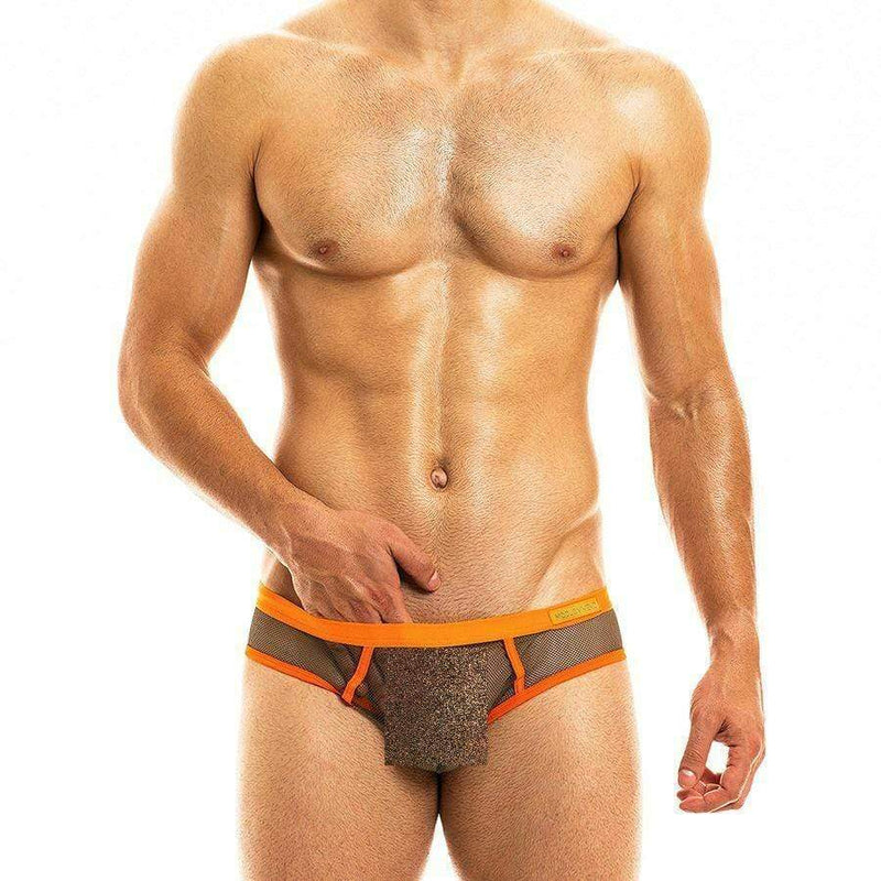 Modus Vivendi Brief Mesh Sexy Sheer Slips Capsule Khaki 16912 28 - SexyMenUnderwear.com