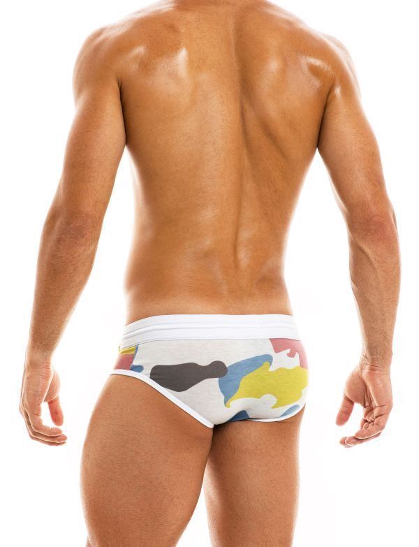 Modus Vivendi Brief Military Fashion Camouflage Briefs White 02014 12A - SexyMenUnderwear.com
