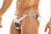 Modus Vivendi Brief Military Fashion Camouflage Low-Cut Briefs White 02013 12 - SexyMenUnderwear.com