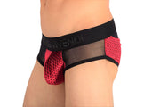 Modus Vivendi Brief Tiffany's Velvet Briefs Elegant Red Wine 12014 29 - SexyMenUnderwear.com