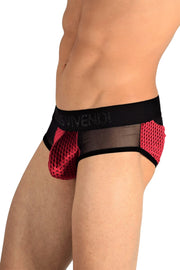 Modus Vivendi Brief Tiffany's Velvet Briefs Elegant Red Wine 12014 29 - SexyMenUnderwear.com