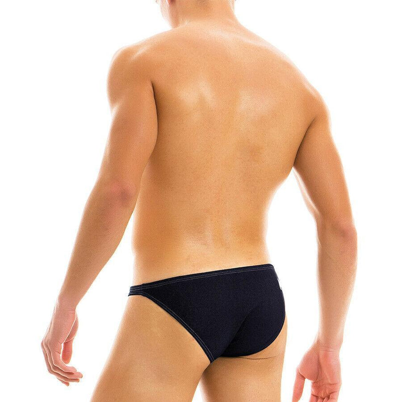 Modus Vivendi Briefs Jeans Line Super Low Rise Brief Denim Blue 12912 20 - SexyMenUnderwear.com