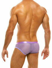 Modus Vivendi Briefs Net Trap Fishnet Semitransparent Brief Lavender 06113 49 - SexyMenUnderwear.com