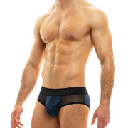 Modus Vivendi Briefs Tiffany's Velvet Brief Elegant Blue 12014 29 - SexyMenUnderwear.com
