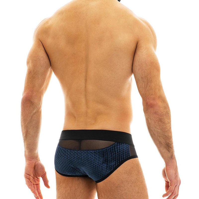 Modus Vivendi Briefs Tiffany's Velvet Brief Elegant Blue 12014 29 - SexyMenUnderwear.com