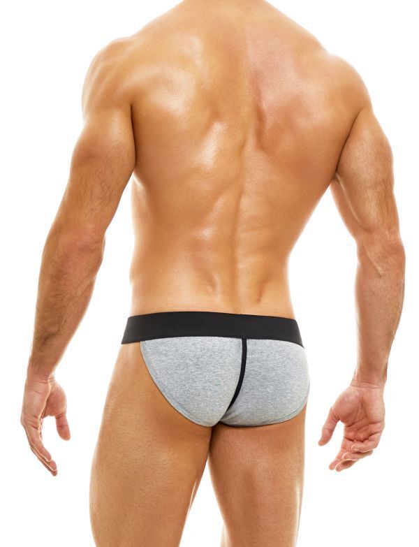 Modus Vivendi Briefs with Boost Back T-String Tanga Brief Gray 02112 - SexyMenUnderwear.com