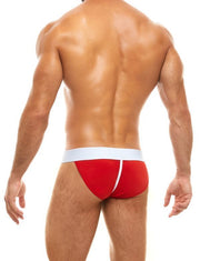 Modus Vivendi Briefs with Boost Back T-String Tanga Brief Red 02112 - SexyMenUnderwear.com