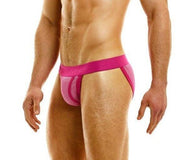 Modus Vivendi Country Stretch Tanga-Brief Knitted Jacquard Fushia Red 02213 - SexyMenUnderwear.com