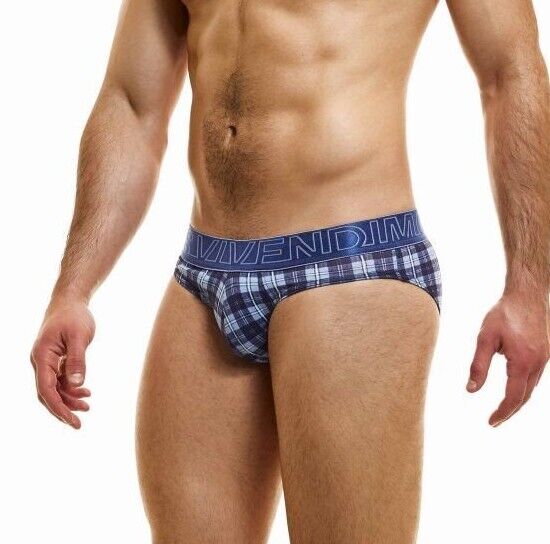 Modus Vivendi Exclusive Briefs Cowboy Look Checkered Panel Viscose Brief 24224 - SexyMenUnderwear.com