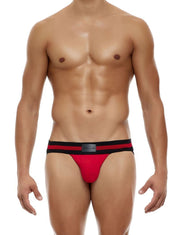 Modus Vivendi Exclusive Jockstrap Knitted Cotton Roomy Pouch Red Jock 24218 - SexyMenUnderwear.com