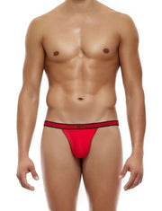 Modus Vivendi Exclusive Tanga Brief Knitted Cotton Roomy Pouch Red 24219 - SexyMenUnderwear.com
