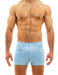 MODUS VIVENDI Jeans Denim Shorts Zip & Studs Slim Fit Short Light Blue 05061 29