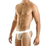 Modus Vivendi Jock C-Through French Jockstrap White 07712 14 - SexyMenUnderwear.com