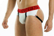 Modus Vivendi JockStrap Boost Broad-Ribbed Jocks White 25511 13 - SexyMenUnderwear.com