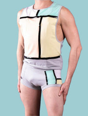 Modus Vivendi Kits Mens TankTop & Boxers Mondrian 17531-21 21 - SexyMenUnderwear.com