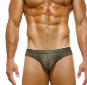 Modus Vivendi Knight Classic Brief Tight Cut Knitted Cotton Khaki 05217 - SexyMenUnderwear.com