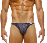 Modus Vivendi Knight Low-Cut Brief Knitted Chic Cotton Briefs Blue 05214 41 - SexyMenUnderwear.com