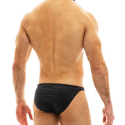Modus Vivendi Low-Cut Brief Extra Soft Vegan Suede Black 13911 32 - SexyMenUnderwear.com
