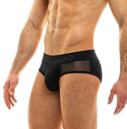 Modus Vivendi Low-Rise Briefs Tiffany's Velvet Elegant Black Brief 12014 29 - SexyMenUnderwear.com