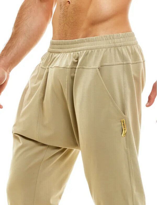 Modus Vivendi Megging L.A Prayer Legging Comfort Fit Joggers Sand 08161 61 - SexyMenUnderwear.com