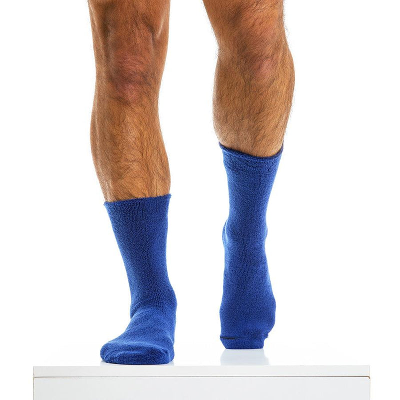 Modus Vivendi Men Socks Towel Line Versatile Cotton Sock Blue XS2011 62 - SexyMenUnderwear.com