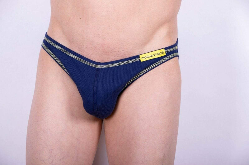 Modus Vivendi Modus Vivendi Brief Flash Low Cut Mini Briefs Blu-Yel 23511 29