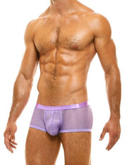 Modus Vivendi Net Trap Boxer Semi-Transparent Boxer Purple Lavendar 06121 48 - SexyMenUnderwear.com