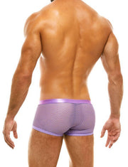 Modus Vivendi Net Trap Boxer Semi-Transparent Boxer Purple Lavendar 06121 48 - SexyMenUnderwear.com