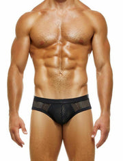 Modus Vivendi Net Trap Classic Brief Semi-Transparent Brief Black 06113 49 - SexyMenUnderwear.com