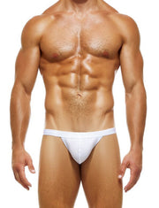 Modus Vivendi Net Trap Tanga Brief Semi-Transparent Fishnet Briefs White 06112 - SexyMenUnderwear.com