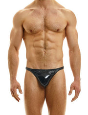 MODUS VIVENDI Pleasure Latex Thong Removable Ribbon Silicon Thongs 22222 - SexyMenUnderwear.com