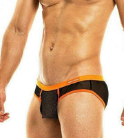 Modus Vivendi S Sexy Slip Transparent Modus Vivendi Brief Capsule Black/Orange 16912 43