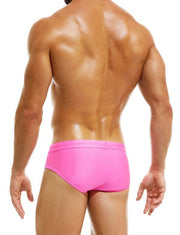 Modus Vivendi Swim Briefs Stardust Lycra & Transparent Muslin Black FS2213 23 - SexyMenUnderwear.com