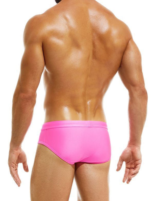Modus Vivendi Swim Briefs Stardust Lycra & Transparent Muslin Orange FS2213 23 - SexyMenUnderwear.com