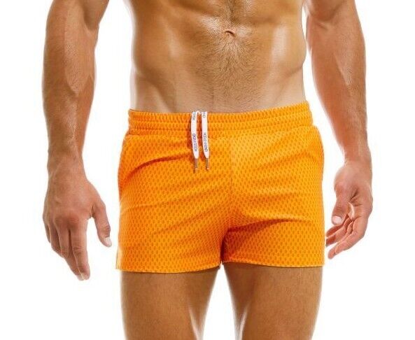 Modus Vivendi Swim-Shorts Cyclops Full Lining Low-Rise Swimwear Yellow AS2231 - SexyMenUnderwear.com